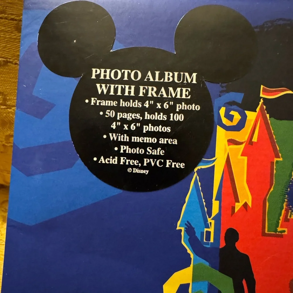 Magic Kingdom 4x6 Photo Album Disney Mickey House
